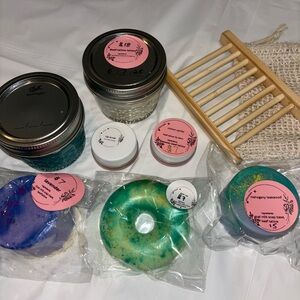 Handcrafted Scented Soaps Set